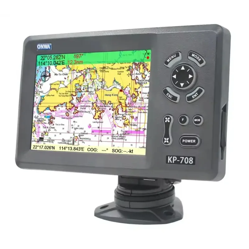 Fish Finder Gps - KP-708 Navigator GPS Laut 7-inci dengan