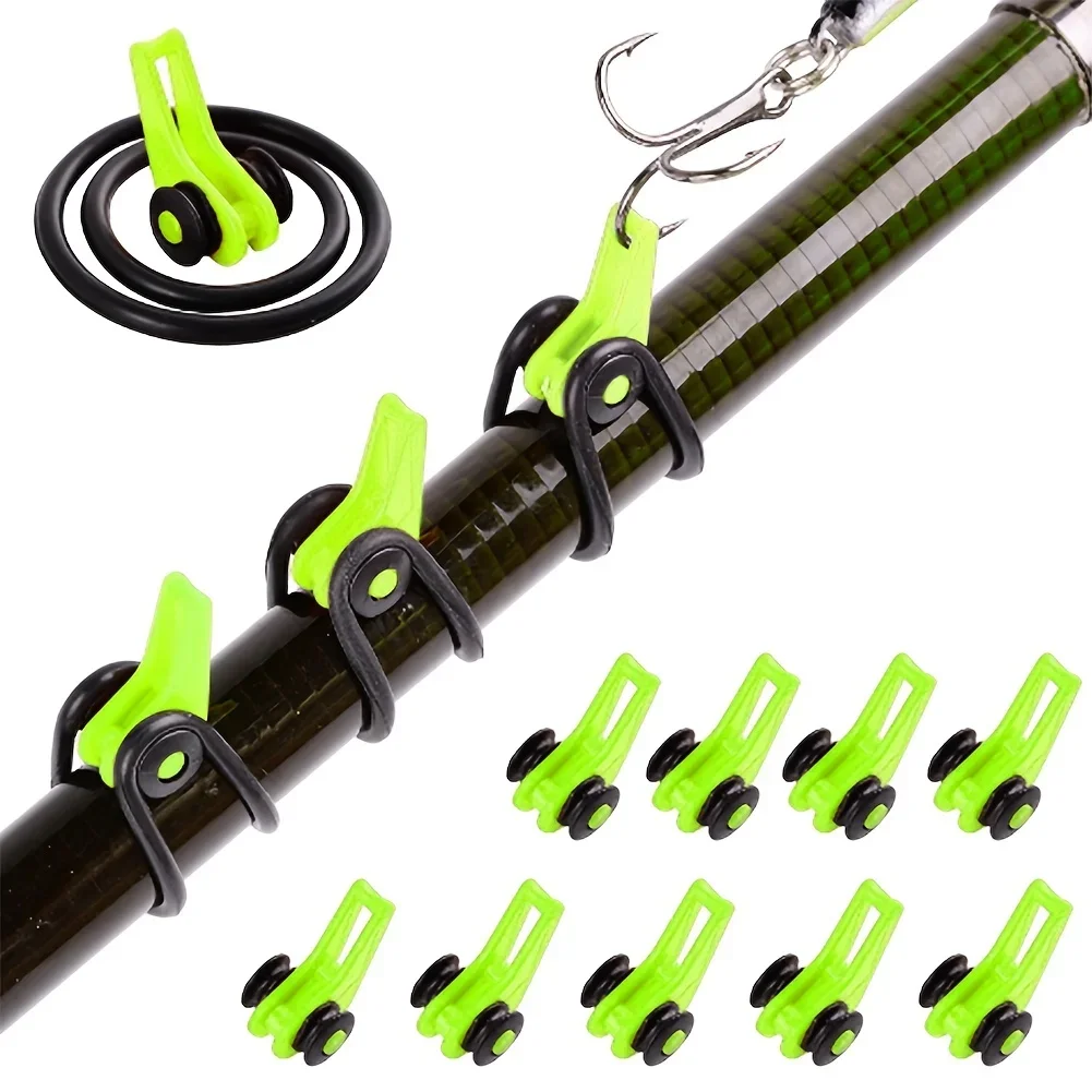 Fishing Depth Finder - 10 Buah/Lot Joran Pancing Penjaga Kait-Cincin