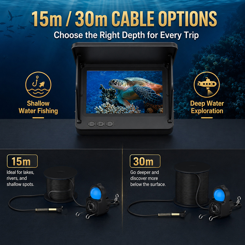 Kamera Pencari Ikan Bawah Air  - Fishing Depth Finder ulasan dan harga