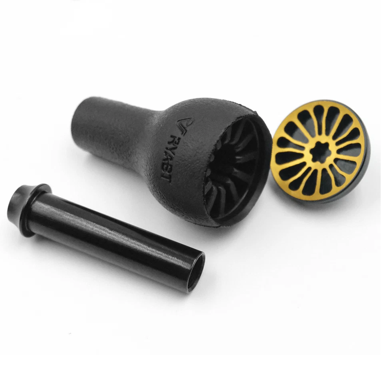 Kenop Hitam TPE 27mm, Kompatib - Shimano Reel Stradic ulasan dan harga