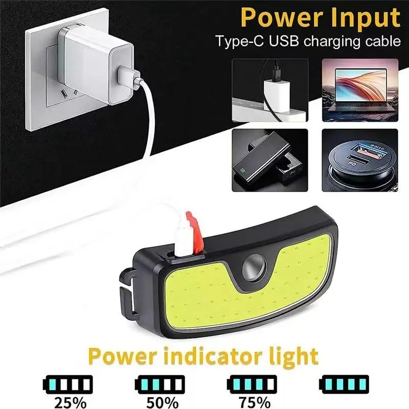 Lampu Depan COB Kuat Tipe-c/US - Fish Finder Battery ulasan dan harga