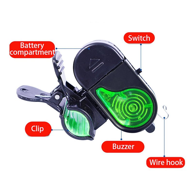 A06F-8PCS Alarm Gigitan Ikan D - Bite Alarm ulasan dan harga