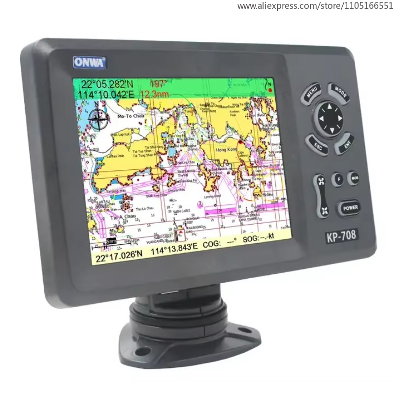 KP-708 Navigator GPS Laut 7-in - Fish Finder Gps ulasan dan harga