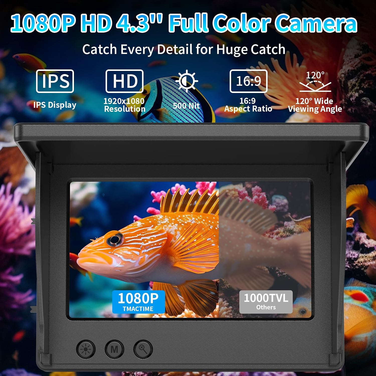 Kamera Pancing Bawah Air denga - Fishing Depth Finder ulasan dan harga